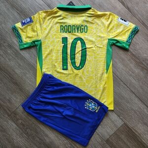 Jersey Team Brasil 2024 Copa America Set Boys